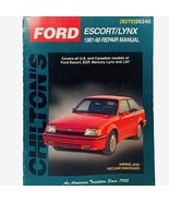Ford Escort Lynx Repair Manual 1981-90 wiring vacuum diagrams Chiltons c... - $19.69