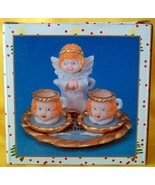 LOOMCO ~ Angel Christmas Mini Tea Set, Hermitage Pottery, NL187 1998 ~ F... - $26.85