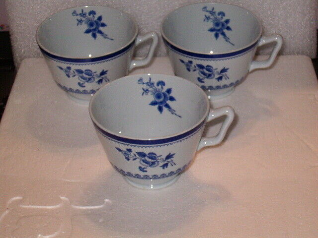 Primary image for COPELAND SPODE GLOUCESTER BLUE 3 LONDON CUPS ONLY