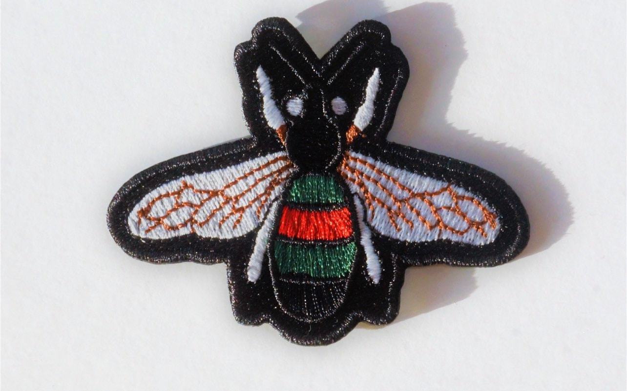 Designer Logo Bumble Bee - Embroidered Patch Iron On