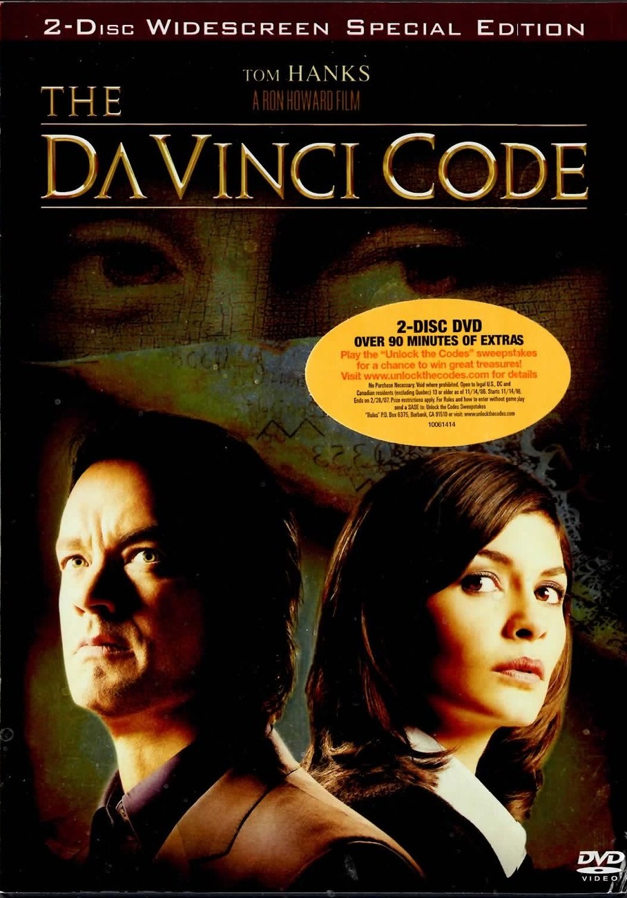 DA VINCI CODE AUDREY TAUTOU TOM HANKS SLIP COVER DVD 2 DISC RARE - DVDs ...