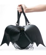 Goth Batwing Bag Women Lace Backpack Punk Stylish School Bag for Girls B... - $39.87