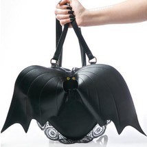 H batwing bag women lace backpack punk stylish school bag for girls bat bag angel wings thumb200