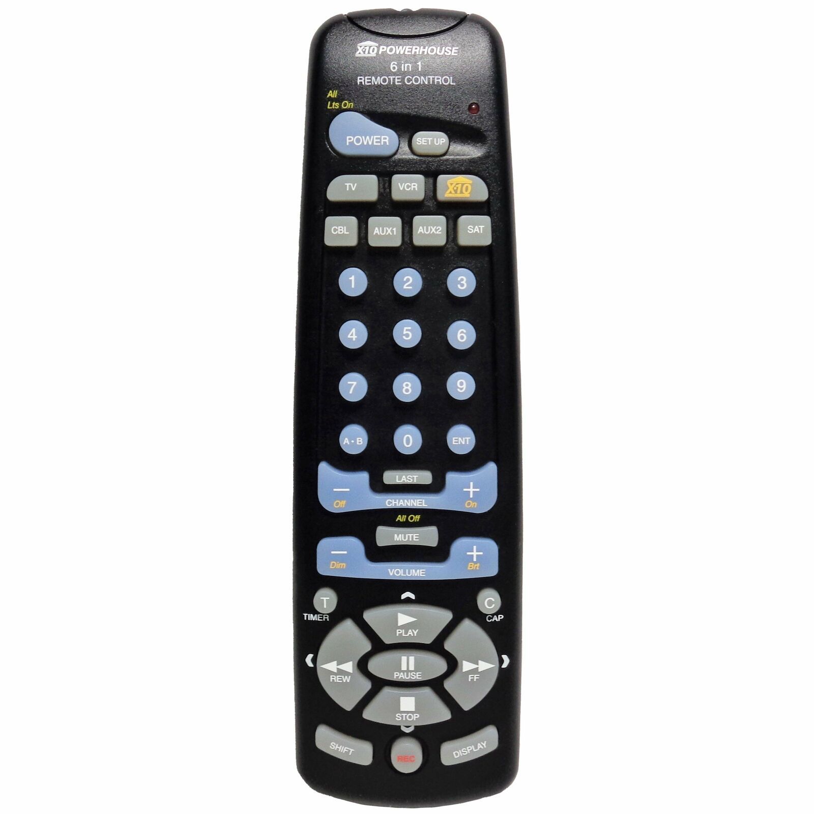 Primary image for X10 Powerhouse UR19A 6 In 1 RF Universal Remote Control, Sale For Remote Only