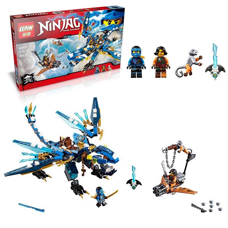 SA No box 378pcs Thunder Swordsman Jay Phantom Ninja Minifigure Block ...