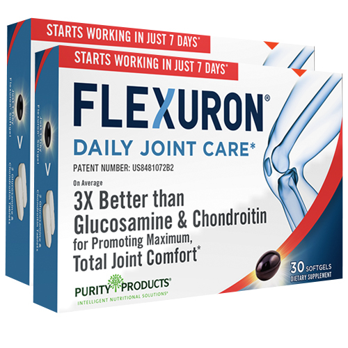 Flexuron Joint Formula by Purity Products 2X30gels  Astaxanthin/Hyaluronic Acid