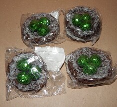 Bird Nests Decorative Fillers Ashland Crafts Fall Dried Decor Green 4pks 140U - $9.49