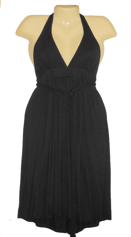 halter dress knit