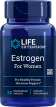 2 PACK Life Extension Estrogen For Women Menopause Relief NON GMO 30 veg tabs image 1