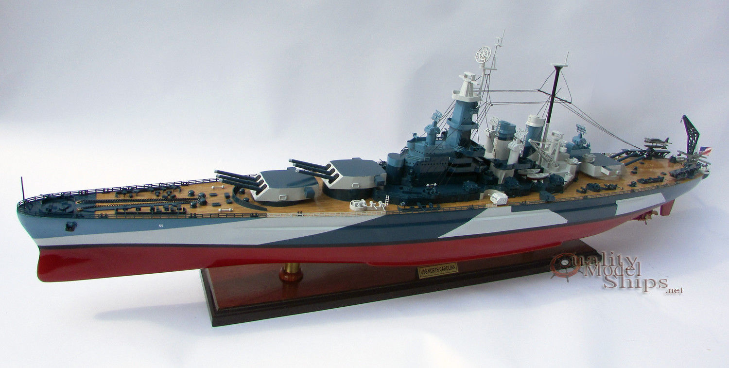 USS North Carolina (BB-55) Museum Ship Model Scale 1:220 - Models
