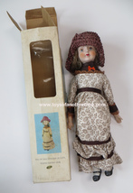 Vintage Walda Bisque Porcelain Doll, Repro Antique Style - $23.00
