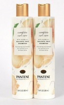 2 Pantene Nutrient Blends 9.6 Oz Complete Curl Care Jojoba Sulfate Free Shampoo