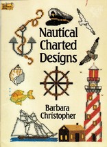 Counted Cross Stitch Nautical Sailboats Harbor Scene Lighthouse Charted Patterns - $13.99