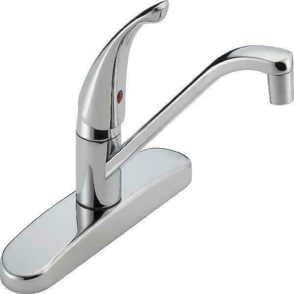 Peerless Core Single Handle Kitchen Faucet in Chrome P110LFW ADA