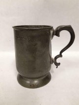 Antique Pewter Beer Stein Signed - $49.49