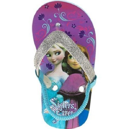 Primary image for Disney Frozen  Toddler Girl's  Beach Flip Flops Sandals Various  Sizes  NWT