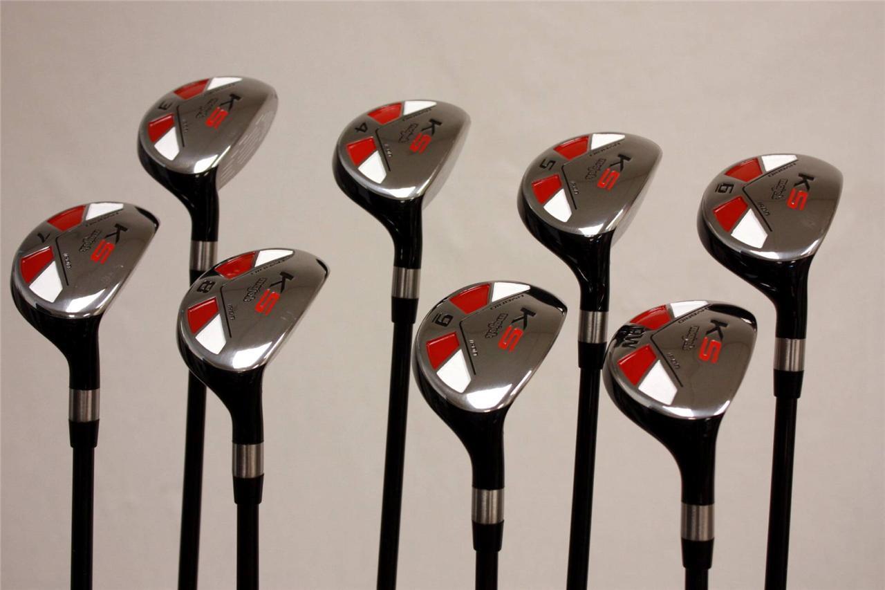 Used Mens Senior Hybrid Golf Set 3 - pw Graphite Clubs Right Handed All ...