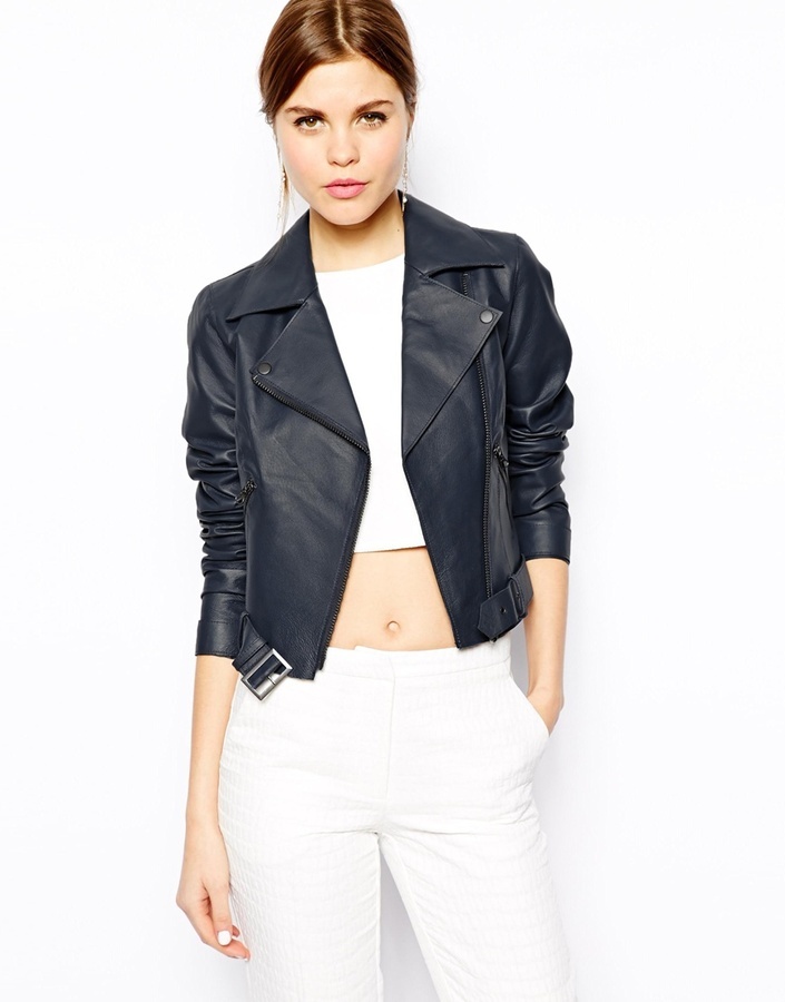 Designer woman genuine women leather jacket real leather jacket for