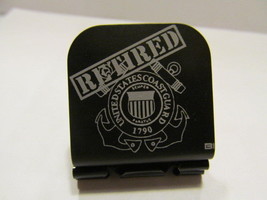 USAF Retired Laser Etched Aluminum Hat Clip Brim-it