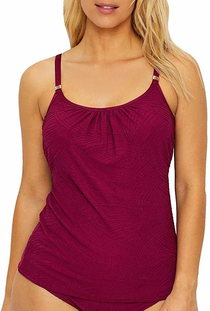 FANTASIE Mulberry Ottawa Underwire Tankini Swim Top, Size 32DD Swimwear