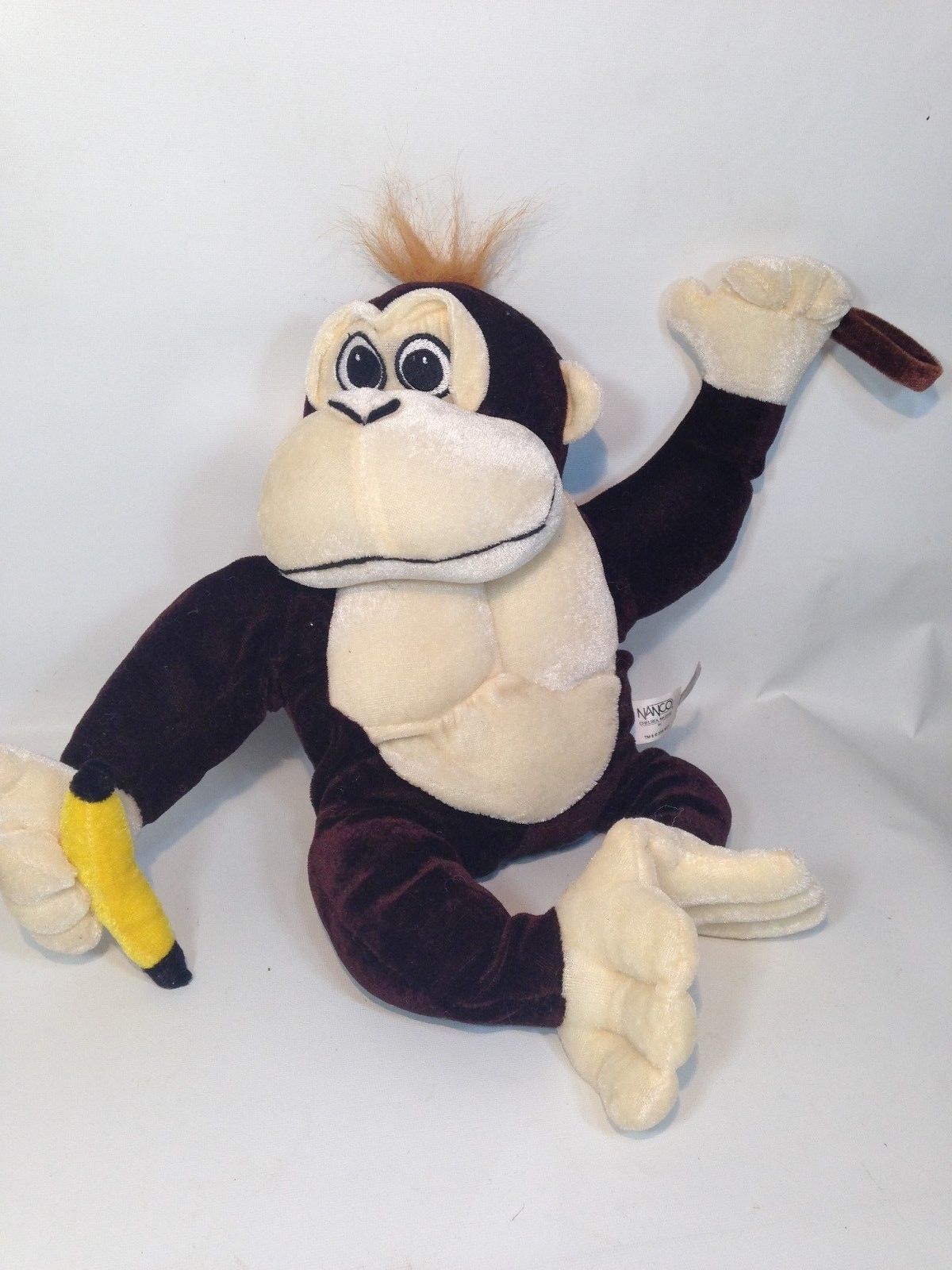 stuffed gorilla with banana
