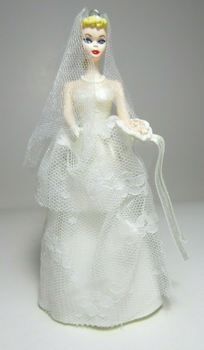 wedding day barbie ornament