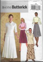 Butterick 4350 Women Miss Skirt, Pleated, Length Ankle or Knee, Size 14 16 18 20 - $15.00