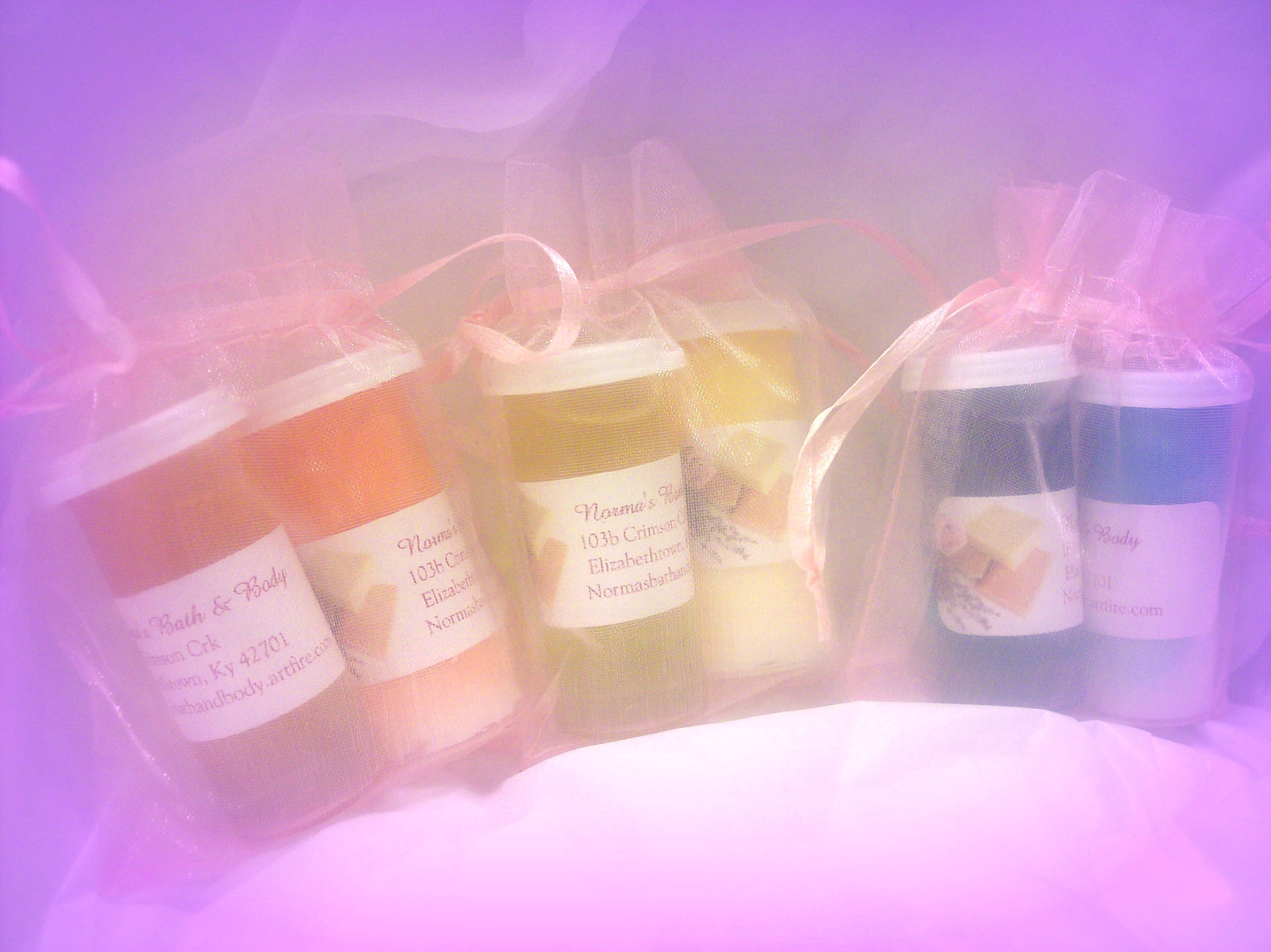 mini shower gel and shea lotion gift set Bath Sets & Kits