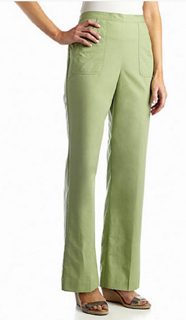 alfred dunner cotton pants