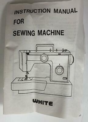 White JEANS MACHINE Sewing Machine Model 1888 TESTED & WORKS 32 Stitch ...