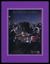 Man Seeking Woman 2015 FX Framed 11x14 ORIGINAL Advertisement Jay Baruchel