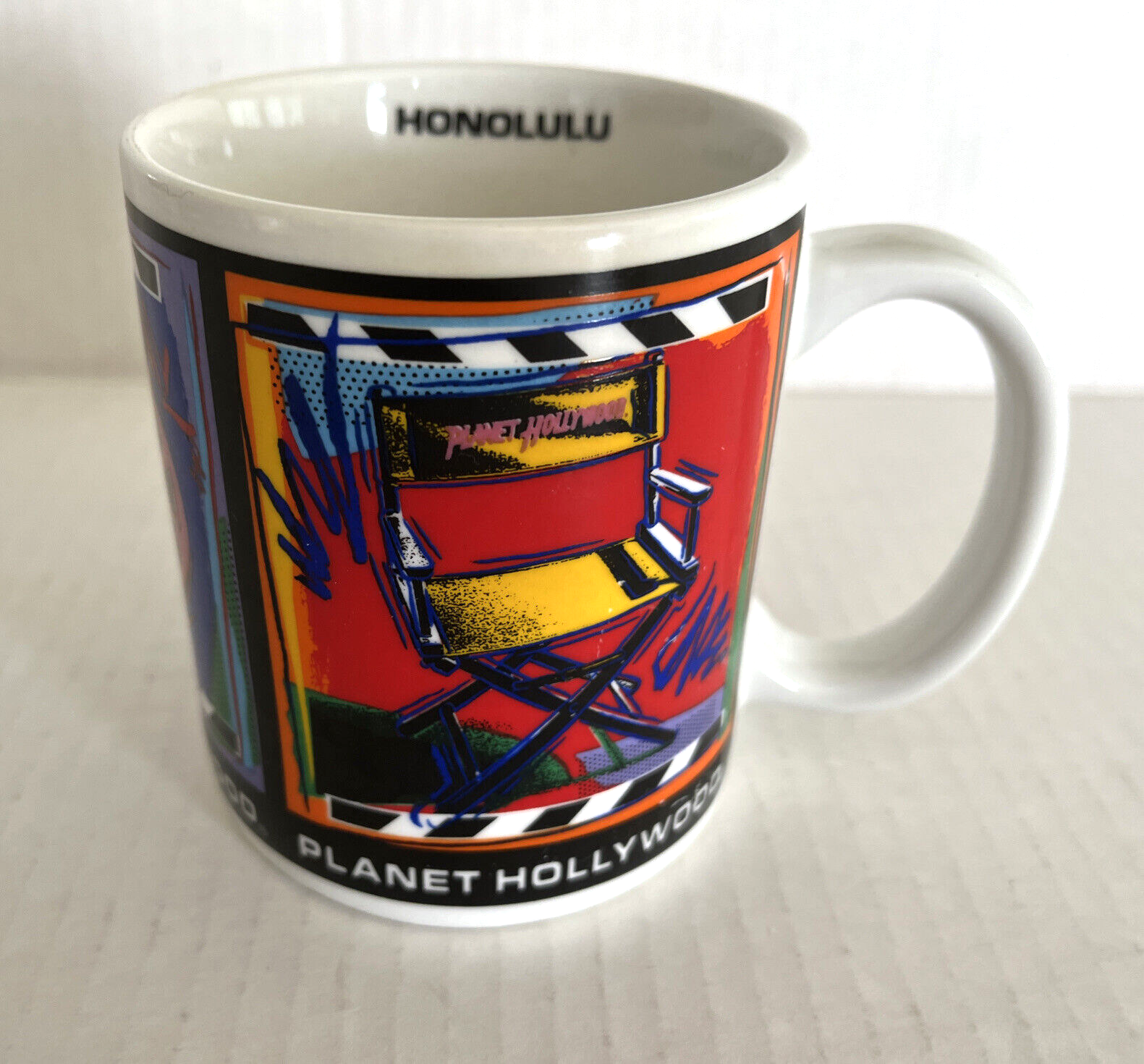 Primary image for Planet Hollywood Honolulu Director's Stuhl Kamera Kaffee- Teetasse