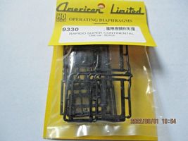 American Limited 9330 Diaphragms Rapido Super Continental Black 1 Pair HO Scale image 4