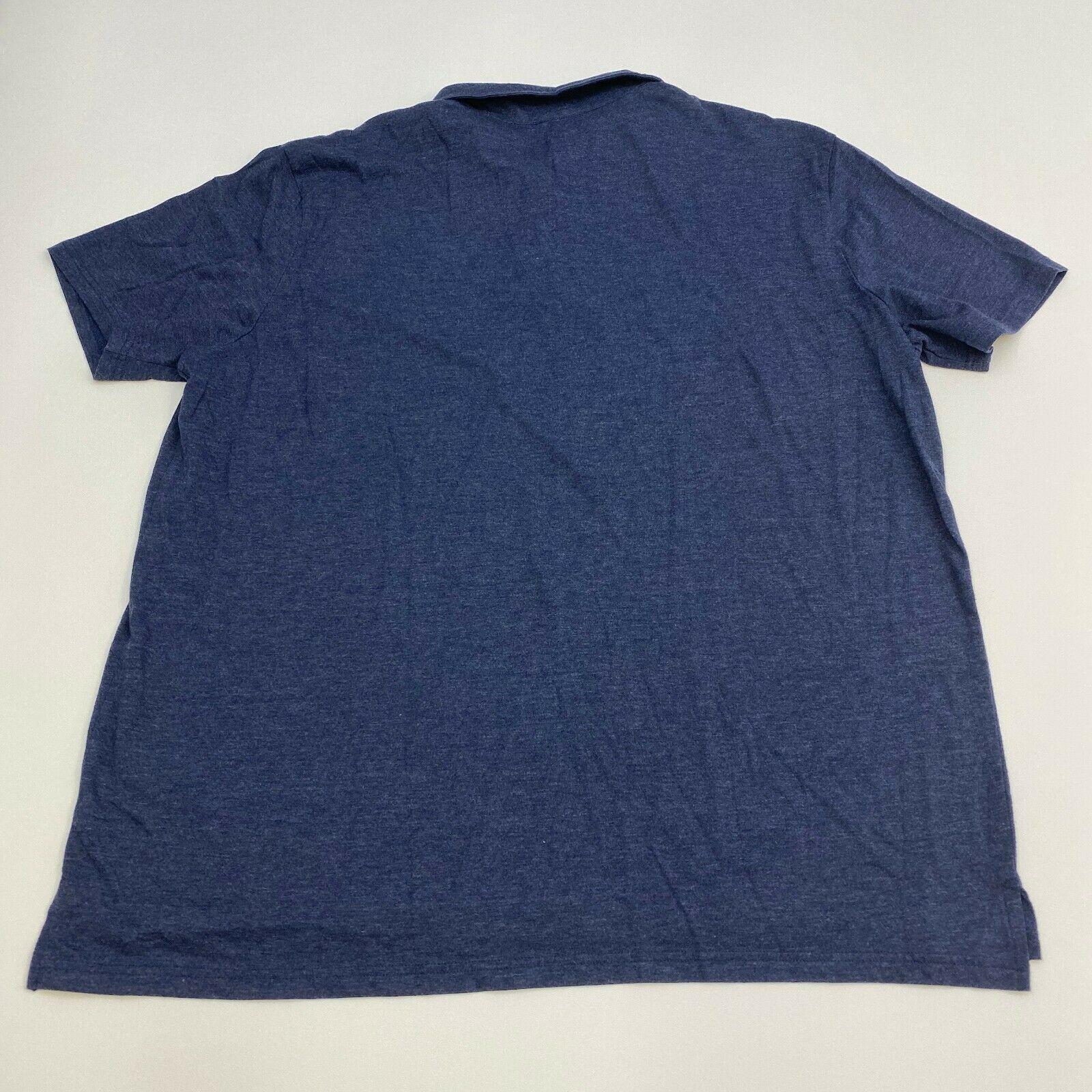 Mossimo Polo Shirt Mens XXL Athletic Fit Blue Long Sleeve Casual - Polos