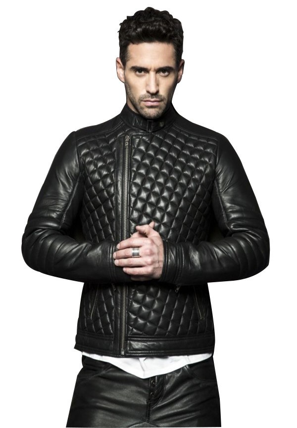 New Men,s Handmade Leather Futuristic Guest Leather Jacket - Outerwear