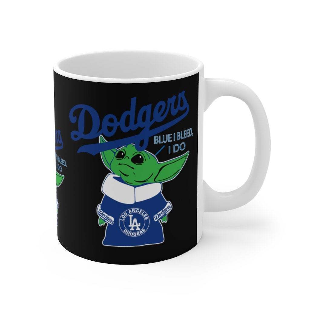 Download Baby Yoda Los Angeles Dodgers Mug Tea And 25 Similar Items
