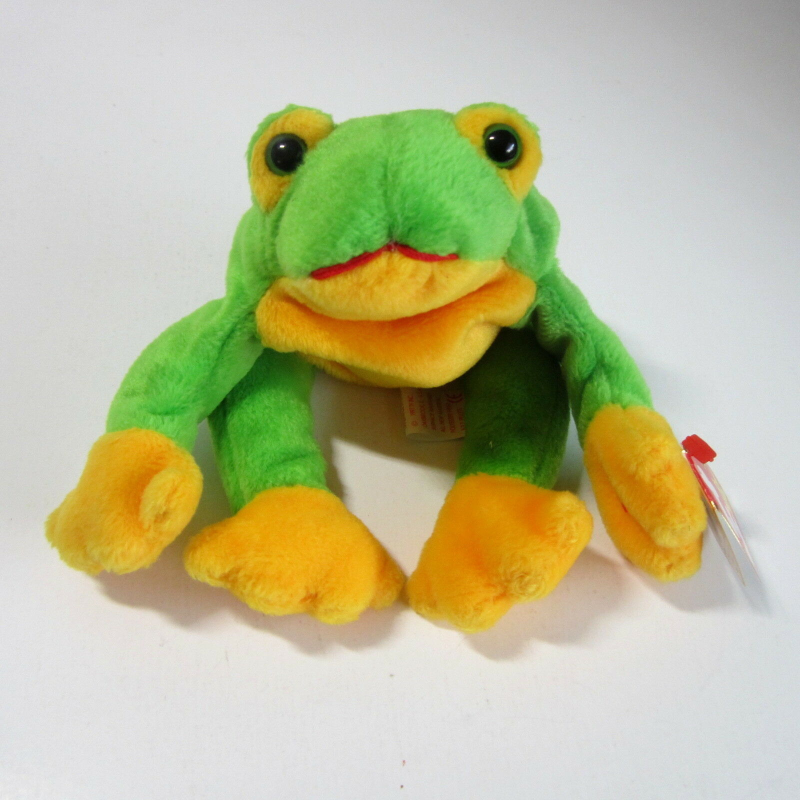 1997 TY Smoochy the Frog Beanie Baby & Matching 1999 McDonald's Mini
