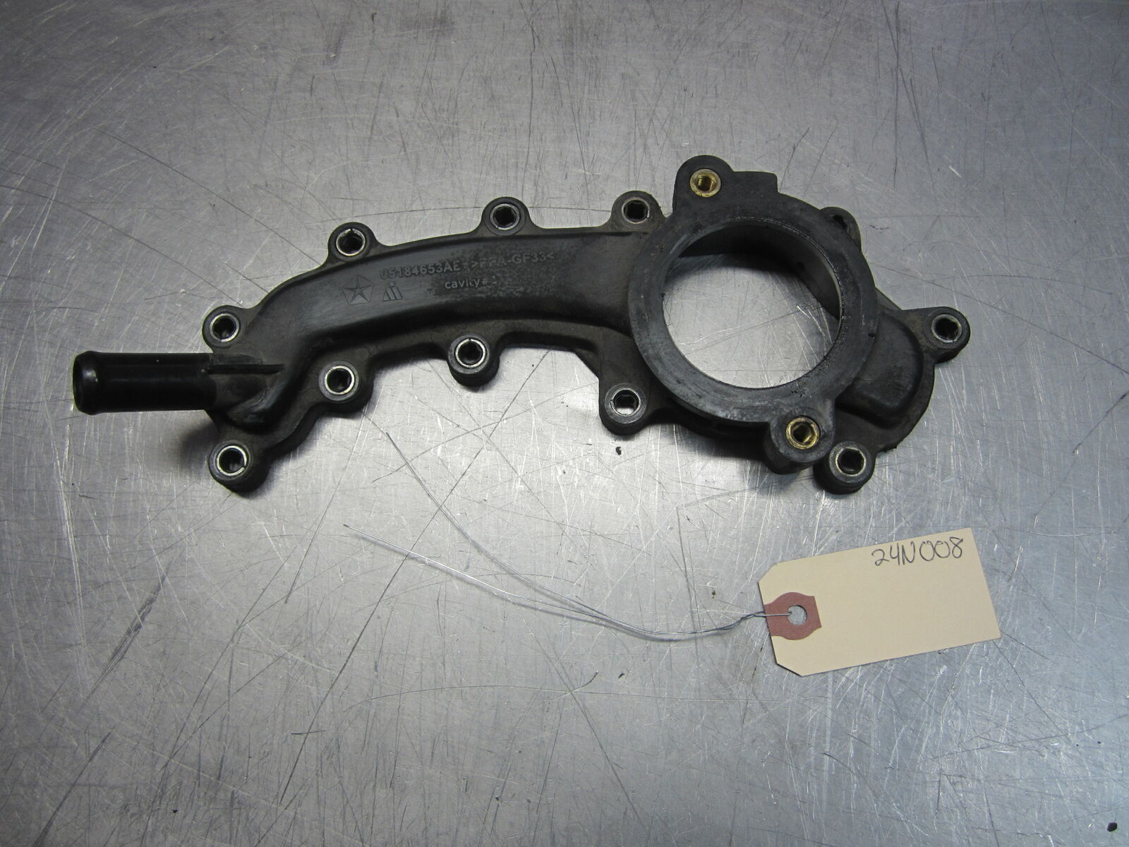 24N008 Rear Thermostat Housing 2013 Jeep Grand Cherokee 3.6 05184653AE