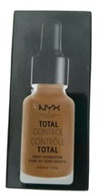 Nyx Total Control Drop Foundation TCDF16.5 Nutmeg UnSealed Box - $8.99