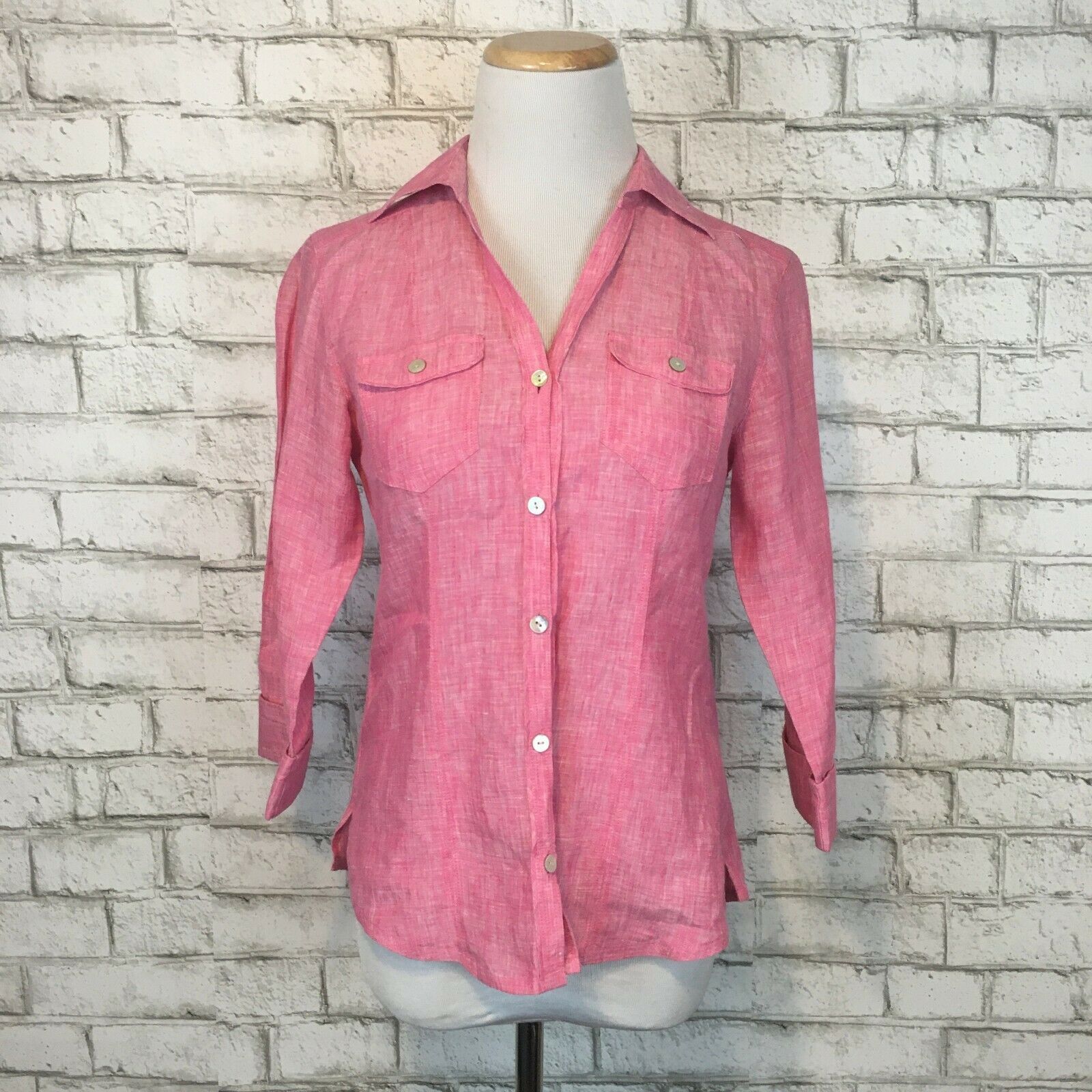 foxcroft linen shirts