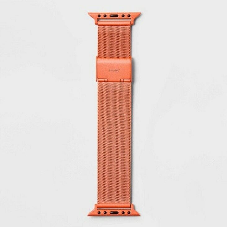 Heyday Apple Watch Band Metal Mesh Band Coral (New, 38/40mm) Watch