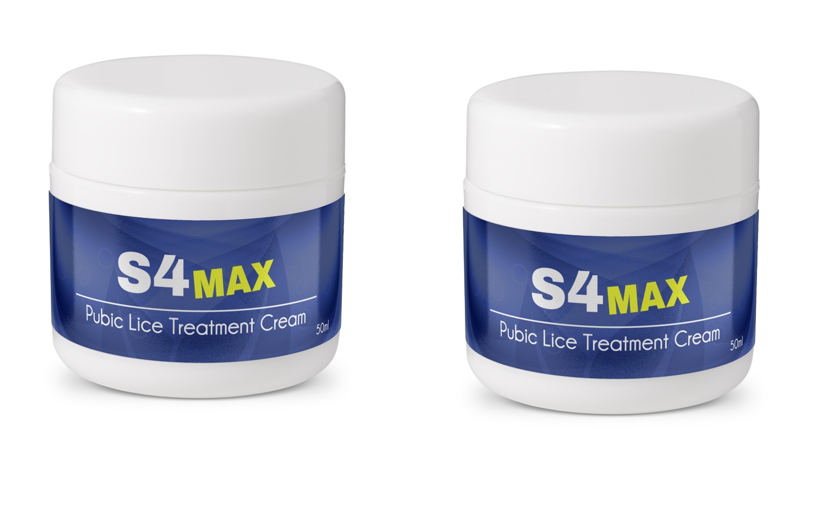 2 x S4 MAX Pubic Lice Treatment Cream Crabs Head Lice Scabes Mite 50ml ...