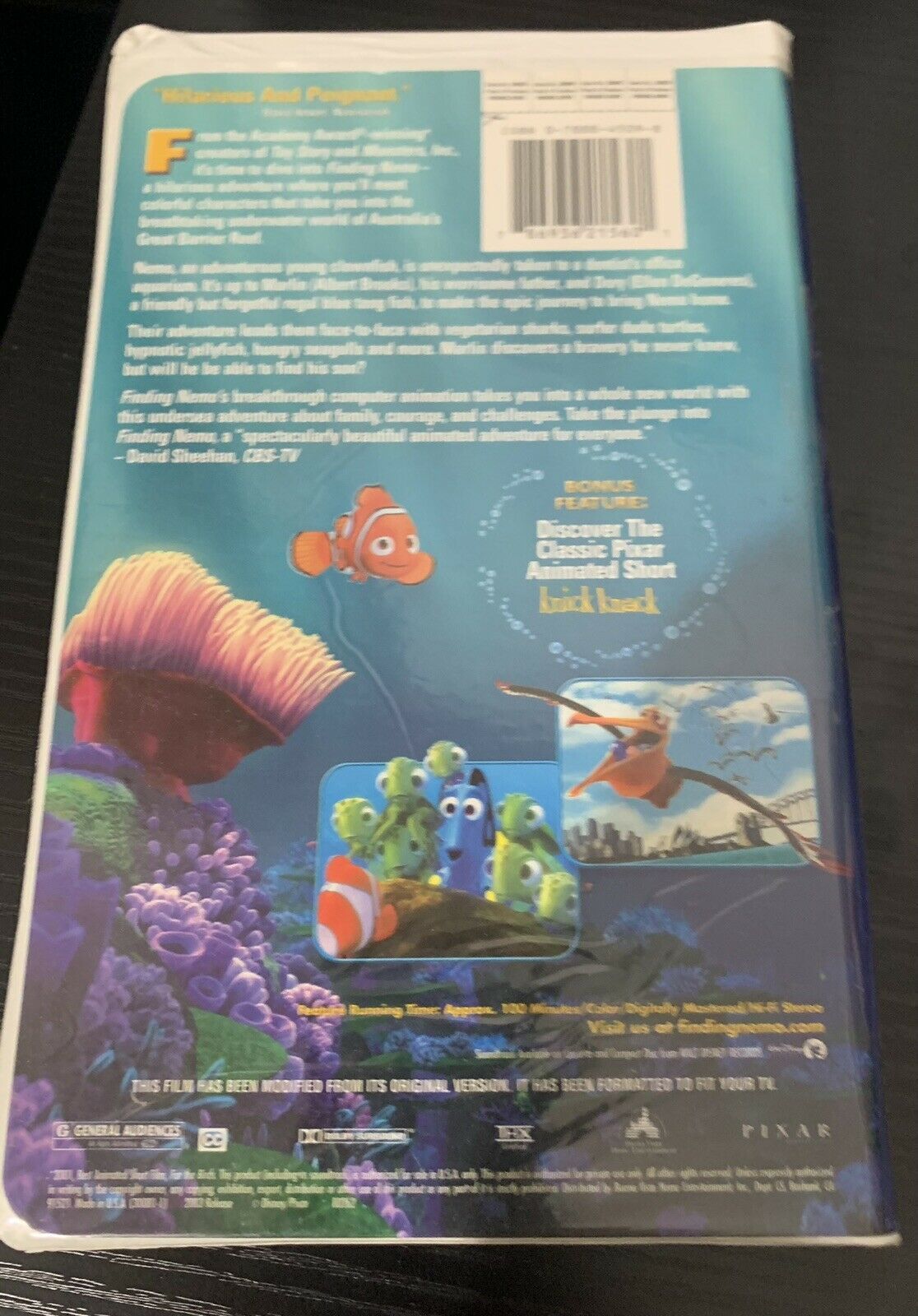 Finding Nemo (VHS, 2003) Disney Pixar - VHS Tapes