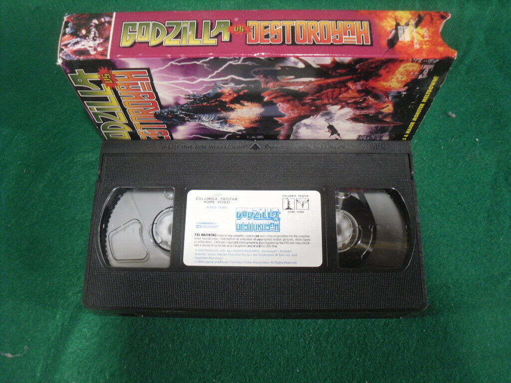 Godzilla vs. Destroyah Destoroyah Kaiju Monster Movie VHS Tape - VHS Tapes