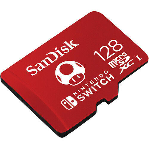 NEW SanDisk 128GB UHS-I microSDXC Toad Memory Card for Nintendo Switch OFFICIAL - $29.58