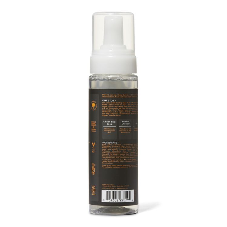 SHEA MOISTURE BAMBOO CHARCOAL DETOXIFYING FOAMING FACIAL WASH