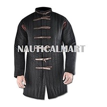 NauticalMart  Large Black Gambeson Medieval Armor Padding 
