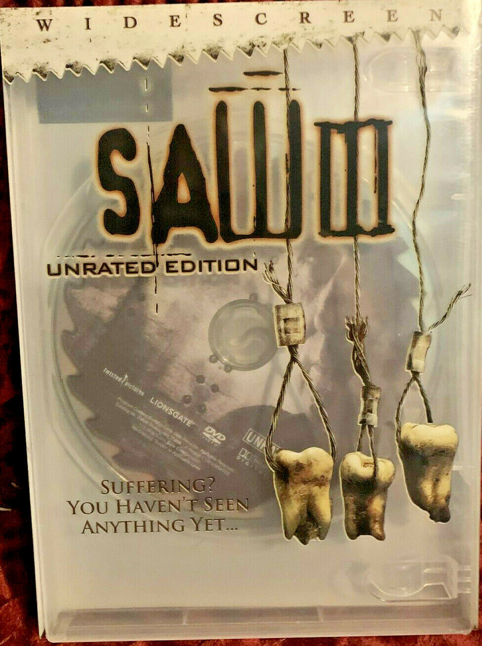 Saw III (DVD, 2007, Unrated Full Screen) - DVDs & Blu-ray Discs