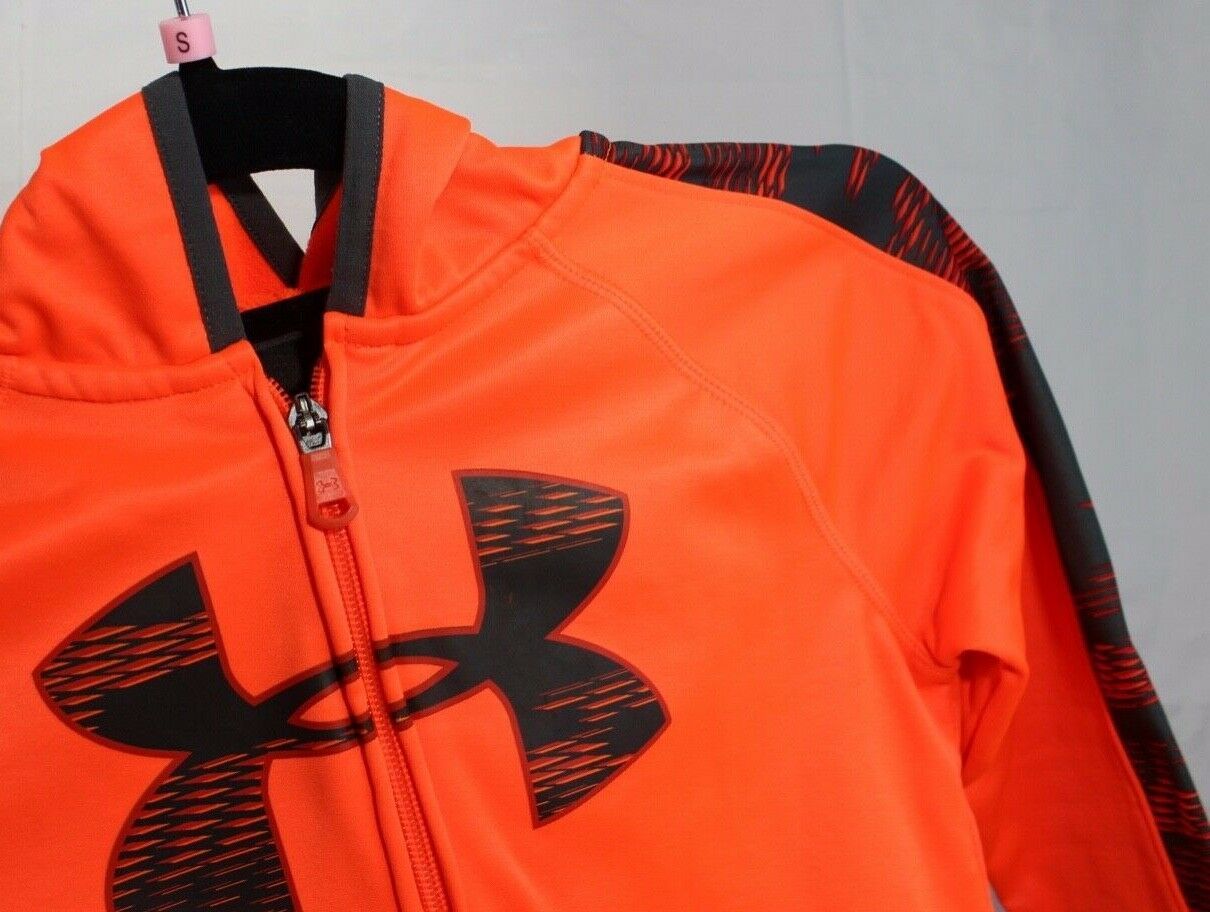 under armour hoodie orange kids