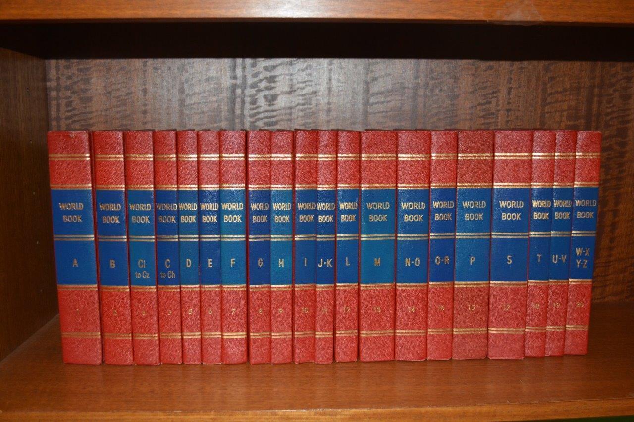 World Book Encyclopedia Set 1964 Red Covers encyclopedias - Antiquarian ...